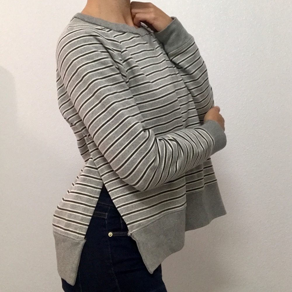 Stateside Long Sleeve Mockneck Sweatshirt